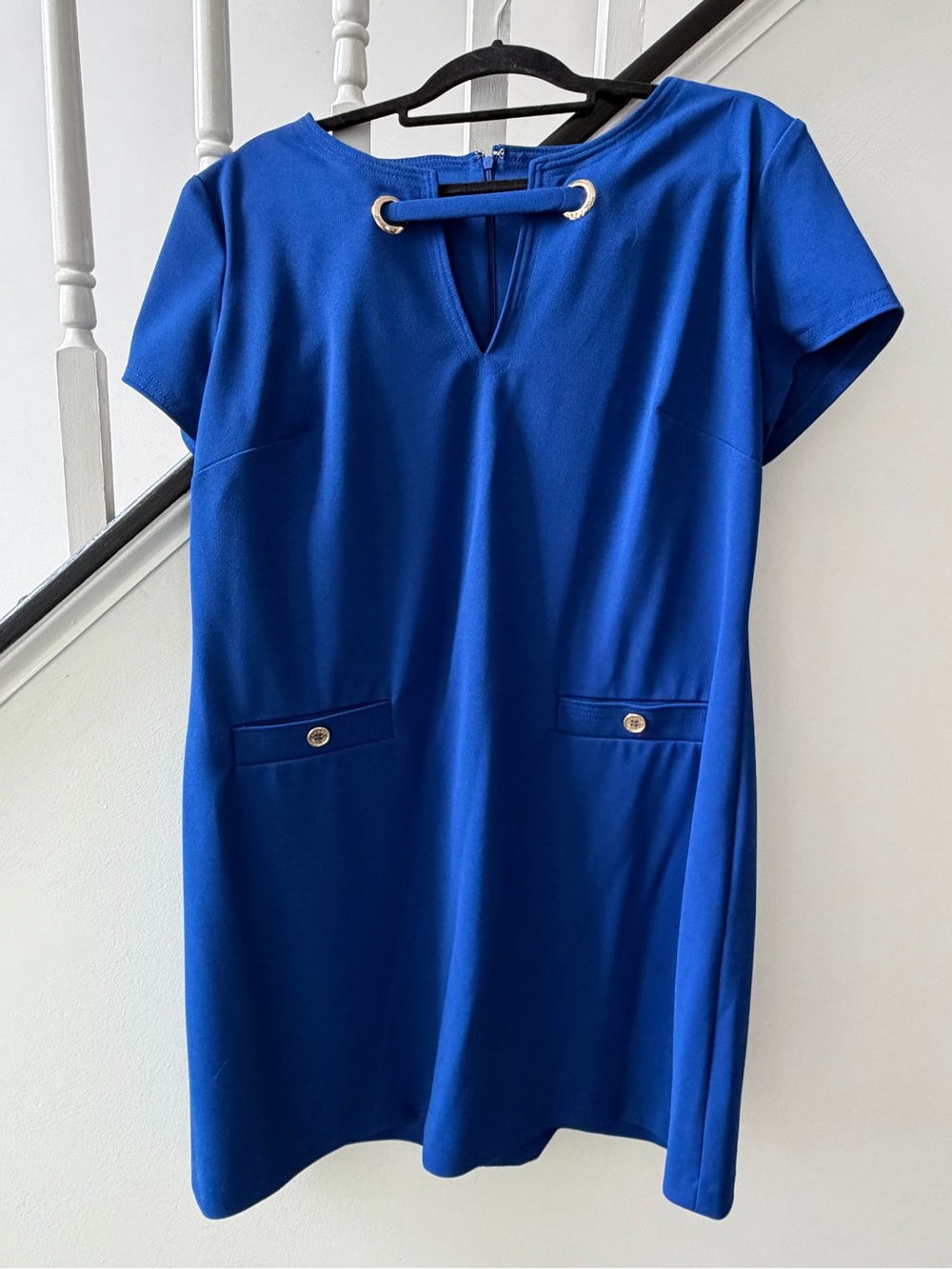 Tommy Hilfiger Shift Dress with Gold Accents
